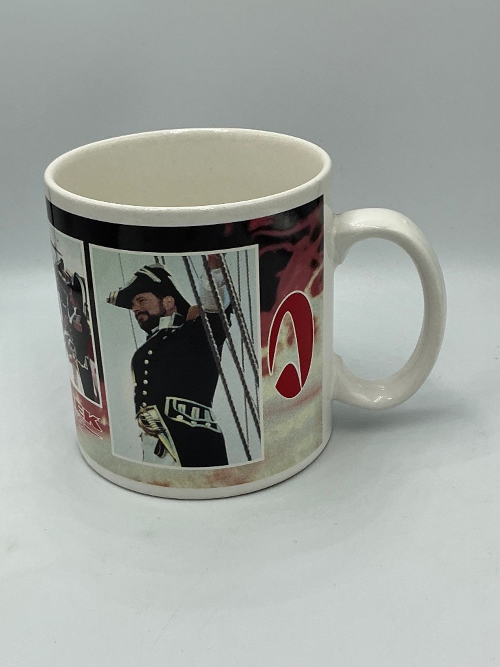 Star Trek Generations 1994 Applause Ceramic Mug Riker Crusher Holodeck Scene